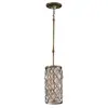 Image de Elstead Lighting, Suspension, Lucia Lampe à suspendre E27 35cm Argent bruni (E27)