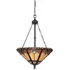 Image de Elstead Lighting, Suspension, Cambridge Lampe à suspendre E27 triple bronze vintage (E27)