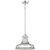 Image de Elstead Lighting, Suspension, Emery Lampe à suspendre E27 28cm Argent Impérial (E27, 2800 lm)