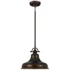 Image de Elstead Lighting, Suspension, Emery Lampe à suspendre E27 28cm Bronze palladien (E27)