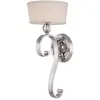 Image de Elstead Lighting, Plafonnier, Madison Manor Applique murale LED G9 Argent Impérial (320 lm, G9)