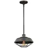 Image de Elstead Lighting, Suspension, Lennex Lampe à suspendre E27 gris ardoise Métal (E27)