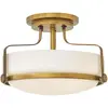 Image de Elstead Lighting, Plafonnier, Harper Plafonnier E27 triple 25cm Small Heritage laiton (25000 lm, E27)