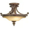 Image de Elstead Lighting, Plafonnier, Stirling Castle Plafonnier E27 double 36cm bronze britannique (E27)