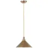 Image de Elstead Lighting, Suspension, Provence Lampe à suspendre E27 Laiton vieilli (E27)