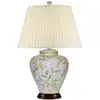 Image de Elstead Lighting, Lampe de table, Leaves Brown Gold Lampe de table E27 brun et or crème, Made in UK (E27)