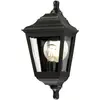 Image de Elstead Lighting, Éclairage d'extérieur, Kerry Plafonnier d'extérieur E27 Noir IP44 Anti-marin (E27, IP44)