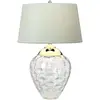 Image de Elstead Lighting, Lampe de table, Samara Lampe de table E27 72cm Nickel poli Château, bleu clair (620 lm, E27)
