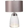 Image de Elstead Lighting, Lampe de table, Milne lampe de table E27 nickel poli brouillard (620 lm, E27)