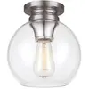Image de Elstead Lighting, Plafonnier, Tabby Plafonnier E27 Nickel poli (E27)