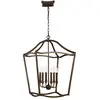 Image de Elstead Lighting, Suspension, Yarmouth Lampe à suspendre E14 6x Laiton ancien peint (E14)