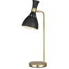 Image de Elstead Lighting, Lampe de table, Joan lampe de table E27 noir minuit, laiton bruni (E27)