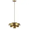 Image de Elstead Lighting, Suspension, Brisbin Lampe à suspendre E27 Laiton bruni (E27)