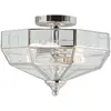 Image de Elstead Lighting, Plafonnier, Old Park plafonnier E27 double nickel poli (E27)