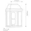 Image de Elstead Lighting, Éclairage d'extérieur, Victoria Applique murale d'extérieur E27 Laiton vieilli IP44 (E27, IP44)