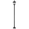 Image de Elstead Lighting, Éclairage d'extérieur, Kerry Lampadaire extérieur E27 191cm Noir IP44 Anti-marine (191 lm, E27, IP44)