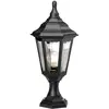 Image de Elstead Lighting, Éclairage d'extérieur, Kinsale Lampadaire extérieur E27 51cm Noir IP44 Anti-marin (5100 lm, E27, IP44)