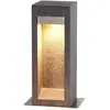 Image de Elstead Lighting, Éclairage d'extérieur, Borne d'éclairage de jardin LED Parkstone de taille moyenne