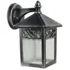 Image de Elstead Lighting, Éclairage d'extérieur, Applique murale d'extérieur Winchcombe E27 noir-argent IP44 (E27, IP44)