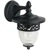 Image de Elstead Lighting, Éclairage d'extérieur, Applique murale d'extérieur Burford E27 Noir IP44 (E27, IP44)
