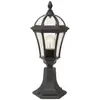 Image de Elstead Lighting, Éclairage d'extérieur, Ledbury Lampadaire extérieur E27 48cm noir IP44 (4800 lm, E27, IP44)
