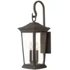 Image de Elstead Lighting, Éclairage d'extérieur, Applique murale d'extérieur Malvern LED GU10 double noir IP44 (1240 lm, GU10, IP44)