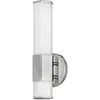 Image de Elstead Lighting, Plafonnier, Facet LED Applique murale chrome poli opale gravé IP44 (1080 lm)