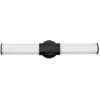 Image de Elstead Lighting, Plafonnier, Facet LED Applique murale 2x Noir mat opale gravé IP44 (2160 lm)