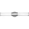 Image de Elstead Lighting, Plafonnier, Facet LED Applique murale 2 fois Chrome poli Opale gravé IP44 (2160 lm)