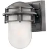 Image de Elstead Lighting, Éclairage d'extérieur, Reef Applique murale extérieure E27 20cm Hématite IP44 (E27, IP44)