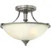 Image de Elstead Lighting, Plafonnier, Truman Plafonnier E27 triple nickel antique (E27)