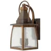 Image de Elstead Lighting, Éclairage d'extérieur, Montauk Applique murale extérieure E14 double 44cm Siena IP44 (E14, IP44)
