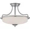 Image de Elstead Lighting, Plafonnier, Griffin plafonnier E27 triple chrome poli (E27)
