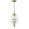 Image de Elstead Lighting, Suspension, Argento Lampe à suspendre E14 triple feuille d'argent oxydée (E14)