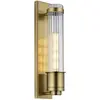 Image de Elstead Lighting, Éclairage d'extérieur, Wellington Applique E27 Laiton vieilli Clair IP44 (820 lm, E27, IP44)