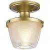 Image de Elstead Lighting, Plafonnier, Dublin Plafonnier E27 Laiton naturel laqué IP44 (E27)