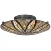 Image de Elstead Lighting, Plafonnier, Victory plafonnier E27 double Valiant Bronze (E27)