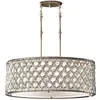 Image de Elstead Lighting, Suspension, Lucia Lampe à suspendre E27 triple 30cm Argent bruni (E27)