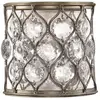 Image de Elstead Lighting, Plafonnier, Lucia Applique E14 Argent bruni (E14)