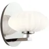 Image de Elstead Lighting, Plafonnier, Pim LED Applique murale G9 Chrome poli Opale satinée gainée IP44 (300 lm, G9)