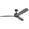 Image de Elstead Lighting Ried ventilateur de plafond silencieux Ø142cm + télécommande, Ventilateur, Marron
