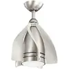 Image de Elstead Lighting Terna ventilateur de plafond silencieux avec lumière LED Ø38cm + télécommande Champagne, Ventilateur, Argent
