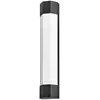 Image de Elstead Lighting, Plafonnier, Elstead Facet LED Wandleuchte Mattes Schwarz IP44