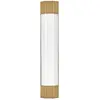 Image de Elstead Lighting, Plafonnier, Elstead Facet LED Wandleuchte Heritage Messing IP44