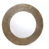 Image de Heart of the home - Miroir rond mural design Alphi - Diam. 88 cm - Doré - Alphi
