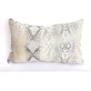 Image de Heart of the home - Coussin design effet python Joha - L. 30 x l. 50 cm - Blanc - Joha