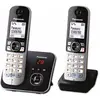 Image de Panasonic KX-TG6822, Téléphone, Noir, Argent