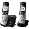 Image de Panasonic KX-TG6862, Téléphone, Noir, Argent