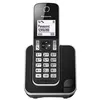Image de Panasonic KX-TGD310 - Téléphone sans fil avec ID d'appelant/appel en instance - DECTGAP - (conférence) à trois capacité d'appel - noir, argent