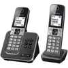 Image de Panasonic KX-TGD322 - Duo DECT telefoon - Antwoordapparaat - Zwart, Téléphone, Noir